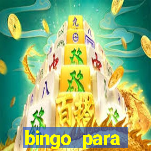 bingo para despedida de solteira para imprimir